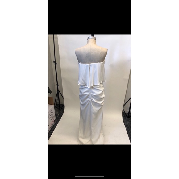 Nicole Miller Bridal Sheath Gown CF10144 sz 10 - Picture 5 of 6